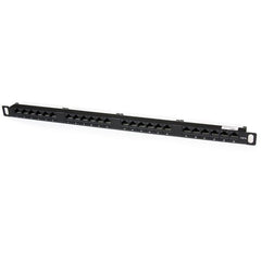 Quadro per prese 0,5U Cat5e a 24 porte