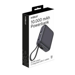 PBCABLE22W10000 - 22,5 W Powerbank 10000 mAh with cable