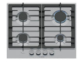 PIANO GAS PCP6A5I90 4F 60CM INOX