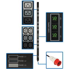 Tripplite PDU trifase 16A PDU3XMV6G20