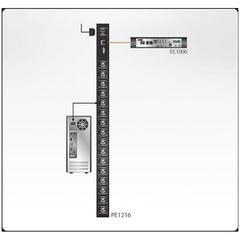 PDU con tecnologia di misurazione Ready Energy 20A/16A 16-prese