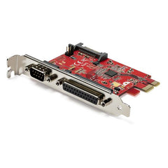Scheda adattatore PCI Express Combo con 1 porta parallela DB25 e 1 porta seriale RS232