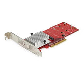 Adattatore PCI Express 3.0 x8 per SSD M.2 NVMe