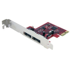 Scheda eSATA Controller PCI Express a 2 porte SATA