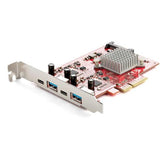Scheda PCIE 2x USB-C 2x USB-A