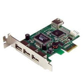 Scheda USB PCIe a 4 porte LP