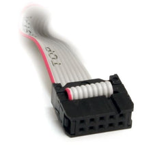 Cavo per montaggio a pannello seriale maschio 9 pin a collettore scheda madre 10 pin da 40 cm ca.