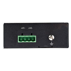 PoE Injector Gigabit Industriale montabile su guida DIN