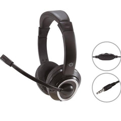 CUFFIE PROFESSINALI STEREO 3.5mm con Microfono e Controllo remoto