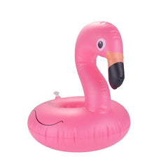 POOLFLAMINGO - Speaker wireless gonfiabile, potenza audio 3 Watt, certificazione IPX7, utile come porta bicchiere