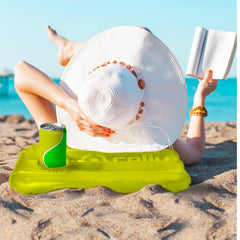 POOLPILLOW - Speaker wireless, comodo cuscino gonfiabile, potenza audio 3 Watt, certificazione IPX7