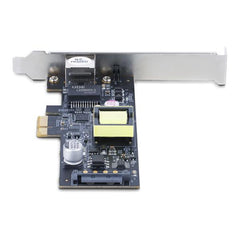 Scheda di rete PoE NBASE-T a 1 porta da 2,5 Gbps, Intel I225-V, 802.3af/at PoE+ Multi-Gigabit NIC, scheda LAN PCI Express Server, Interfaccia Ethernet alimentata SATA
