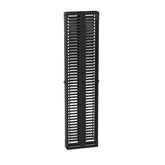 Passacavi verticale a doppia faccia PR2V, 45RU, nero