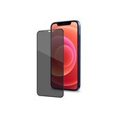 PRIVACY FULL GLASS - Vetro 9H con effetto Privacy e bordo colorato nero compatibile con Apple iPhone 12 Mini