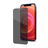 PRIVACY FULL GLASS - Vetro 9H con effetto Privacy e bordo colorato nero compatibile con Apple iPhone 12 Pro Max