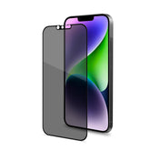 PRIVACY FULL GLASS - Vetro 9H con effetto Privacy e bordo colorato nero compatibile con Apple iPhone 14 Plus/ iPhone 13 Pro Max