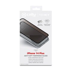 PRIVACY FULL GLASS - Vetro 9H con effetto Privacy e bordo colorato nero compatibile con Apple iPhone 14 Plus/ iPhone 13 Pro Max