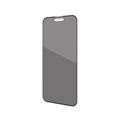 PRIVACY FULL GLASS - Vetro 9H con effetto Privacy e bordo colorato nero compatibile con Apple iPhone 15 Pro Max