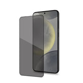 PRIVACY FULL GLASS - Vetro 9H con effetto Privacy e bordo colorato nero compatibile con Samsung Galaxy S25 5G/ Galaxy S25 5G Enterprise Edition