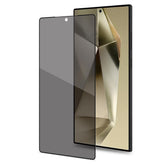 PRIVACY FULL GLASS - Vetro 9H con effetto Privacy e bordo colorato nero compatibile con Samsung Galaxy S25 Ultra 5G/ Galaxy S25 Ultra 5G Enterprise Edition
