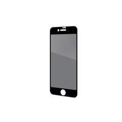 PRIVACY FULL GLASS - Vetro 9H con effetto Privacy e bordo colorato nero compatibile con Apple iPhone SE 2022/ SE 2020/ 8/ 7
