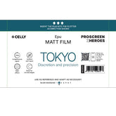 PROFILMPRO MATTE - Pellicola trasparente da 50 pezzi con finitura opaca anti-riflesso compatibile con il plotter ProScreenPro - TOKYO (PROSCREEN ZHEROES)