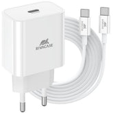 Caricatore da muro WD4 EU bianco 20 W PD 3.0/ 1 USB-C, con cavo USB-C/USB-C