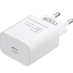 Caricatore da muro WD4 EU bianco 20 W PD 3.0/ 1 USB-C, con cavo USB-C/USB-C
