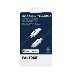 PANTONE - Cavo USB-C to Lightning potenza massima 60 Watt, lunghezza cavo 1.5 mt