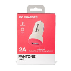 PANTONE - Caricabatteria da auto 12/24V con porta USB-A potenza massima carica 10 Watt