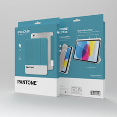 PANTONE - Custodia a libro bicolore azzurro e bianco in TPU compatibile con Apple iPad 10.9" 10 gen/ iPad 11 2025 11th gen
