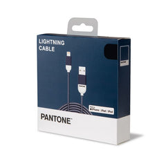 PANTONE - Cavo USB-A to Lightning potenza massima 12 Watt, lunghezza cavo 1.5 mt