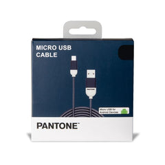 PANTONE - Cavo USB-A to Micro Usb potenza massima 10 Watt, lunghezza cavo 1.5 mt