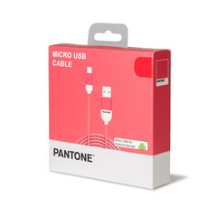 PANTONE - Cavo USB-A to Micro Usb potenza massima 10 Watt, lunghezza cavo 1.5 mt