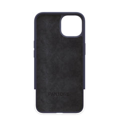 PANTONE - Cover in TPU bicolore blu navy e bianco bordi anti-scivolo protezione tasti laterali compatibile con Apple iPhone 13 Pro Max
