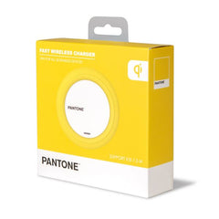 PANTONE - Caricabatteria wireless, cavo alimentazione MicroUsb input e USB-A output, potenza massima 10 Watt