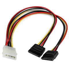 Cavo LP4 a Y, 2 x SATA, 30 cm
