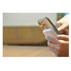 WIRELESS POWERBANK + CHARGER PLATE BIANCO