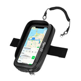 RIDEMAGNET - Supporto universale per smartphone utilizzabile in moto, attacco magnetico al serbatoio, funzione touch screen, resistente all'acqua, cavo a spirale