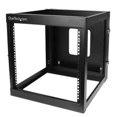Armadio Rack di Rete con Montaggio a Parete 12U con cerniera posteriore, Quadro/Server Rack a muro Open Frame con profondità di montaggio di 50cm per Switch/Patch Panel/AV - Compat