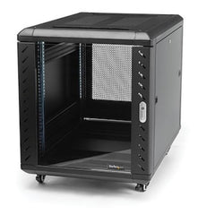 Armadio server rack 19 pollici 15U 4 staffe - Ruote incluse