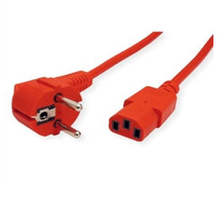 NILOX TECH - Cavo di Alimentazione con spina di sicurezza angolata a 90° con connettore CEE 7/7 a connettore IEC C13, maschio a femmina, lunghezza cavo 1.8 mt