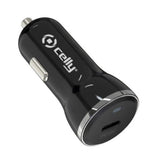 RTGCC20W - Caricabatteria da auto con porta USB-C, potenza massima 20 Watt, tecnologia Power Delivery