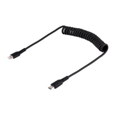 Cavo USB-C a Lightning da 1m Certificato MFi, Cavetto iPhone Spiralato di Ricarica
