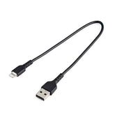 Cavo da lightning a USB A in fibra aramidica da 30 cm Nero