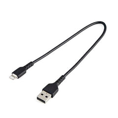 Cavo da lightning a USB A in fibra aramidica da 30 cm Nero