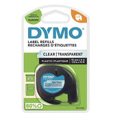 Nastro DYMO LT in plastica 12mmx4mt - Trasparente