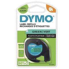 Nastro DYMO LT in plastica 12mmx4mt - Verde