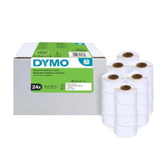 FORMATO CONVENIENZA 24 ROTOLI - LABELWRITER ETICHETTE 28x89MM - BIANCO - 130 etichette a rotolo
