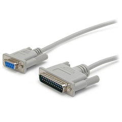Cavo seriale Null Modem DB9 a DB25 3m